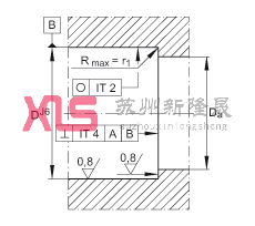 ǽӴ BSB040072-2RS-T, 򣬽Ӵ a = 60㣬ƹഽܷ