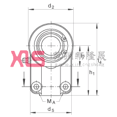 Һѹ˶ GIHNRK25-LO,  DIN ISO 12 240-4 ׼Ƽнװãά