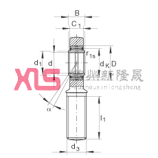 ˶ GAR35-DO-2RS,  DIN ISO 12 240-4 ׼ƣάഽܷ