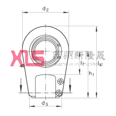 Һѹ˶ GIHRK60-DO,  DIN ISO 12 240-4 ׼Ƽнװãά