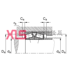 Բ׶ 31307-A-N11CA-A40-70,  DIN ISO 355 / DIN 720 ׼Ҫߴ磬ɷ룬XͳɶԲãڲ϶