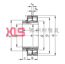 Ĺ 21307-E1-K-TVPB + H307,  DIN 635-2 ׼Ҫߴ, ׶׺ͽ