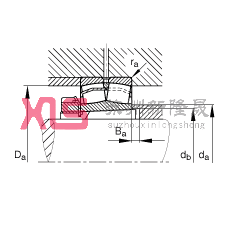 Ĺ 22312-E1-K + H2312,  DIN 635-2 ׼Ҫߴ, ׶׺ͽ